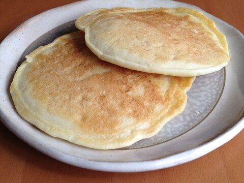 もちもち 豆腐とバナナの米粉パンケーキ レシピ 作り方 By ちーたまちー 楽天レシピ